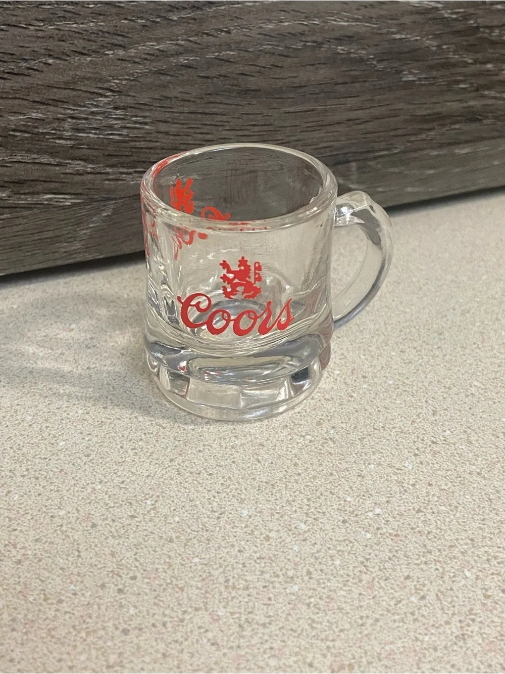 Vintage Coors Beer Shot Glass Mini Mug Souvenir